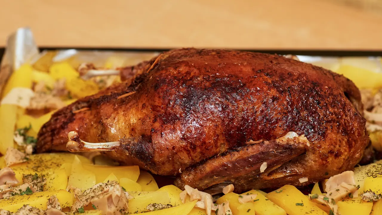 Ilustrasi resep masakan, daging bebek