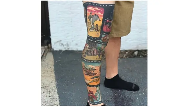 7 Desain Tato di Kaki Ini Unik Banget