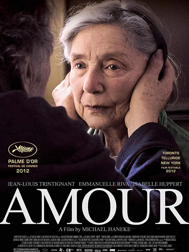Poster film Amour. (Dok. IMDb/ Les Films du Losange)