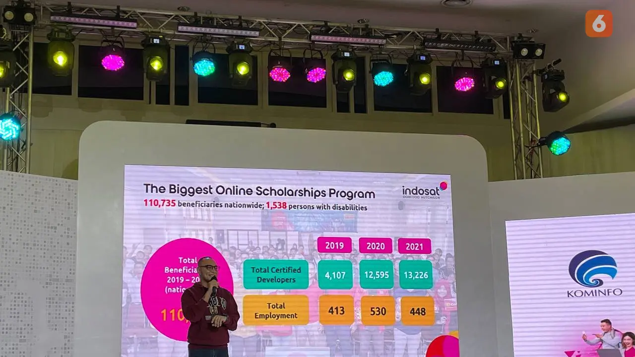 SVP Head of Corpcomm Indosat Ooredoo Hutchison Steve Saerang menjelaskan tentang program IDCamp 2022