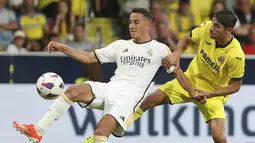 Villarreal dan Real Madrid harus berbagi angka usai bermain imbang dengan skor 4-4. (AP Photo/Alberto Saiz)