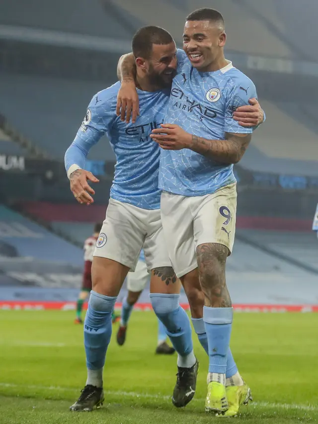 Pemain Manchester City Gabriel Jesus