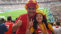 Raina dan Maula, Bocah Indonesia yang Jadi Pendamping Pemain Piala Dunia 2018