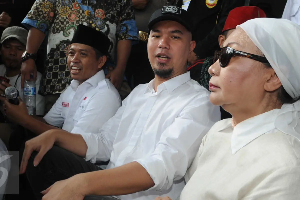 20160602-Dilarang Demo "Tangkap Ahok", Ahmad Dhani & Ratna Sarumpaet Datangi KPK-Jakarta