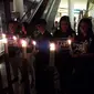 Perayaan Earth Hour 2016 di Senayan City, Jakarta. (Liputan6.com/Gerardus Septian Kalis)