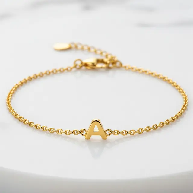 Gelang Emas Gram Kecil Kombinasi Rantai (Image by Gemini AI)