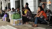 7 Kipas Angin Bikin Adem Pemudik di Stasiun Pasar Senen