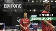 Berita video The Editors kali ini membahas soal fenomena yang terjadi di Indonesia Open 2017 dan harapan setelah unggulan-unggulan tumbang.