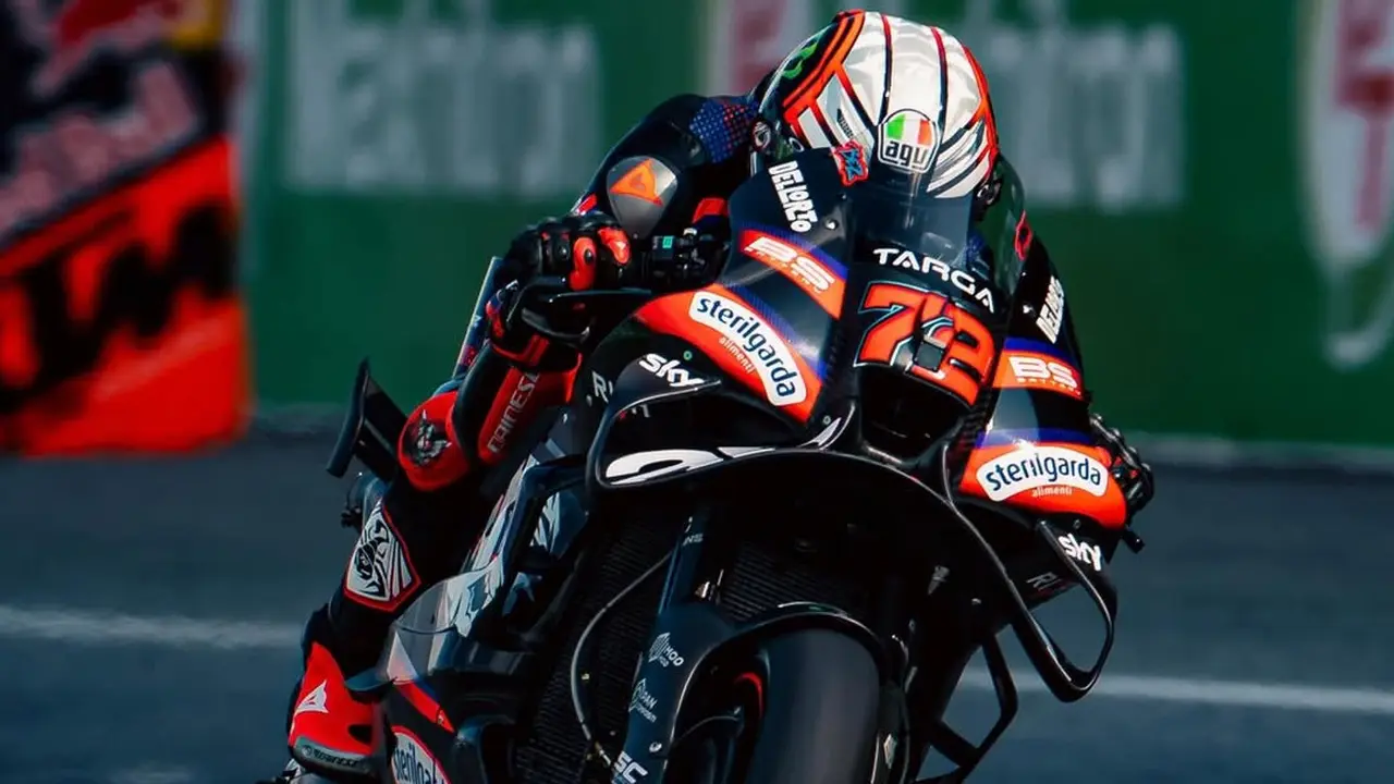 Pembalap Aprilia Racing, Marco Bezzecchi.