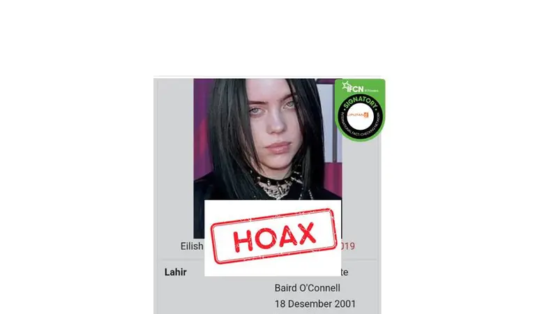 Cek Fakta Billie Eilish