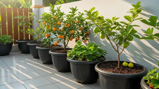 Kebun Buah Mini dalam Pot 24 Inci