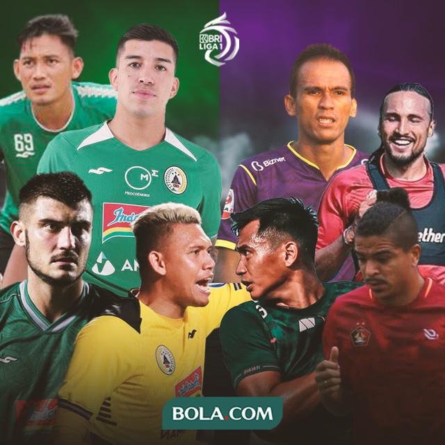 PSS Sleman vs Persik Kediri - M Ridwan, Derry Rachman, Jonathan Cantillana, Yevhen Bokhashvili vs Dikri Yusron, Anderson do Nascimento, Rohit Chand, Faris Aditama