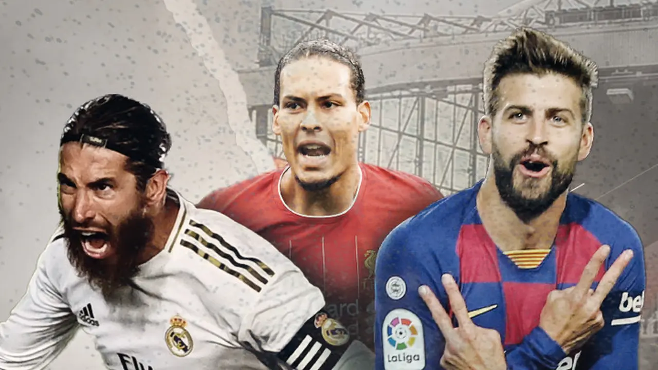 Sergio Ramos,Virgil Van Dijk dan Gerard Pique
