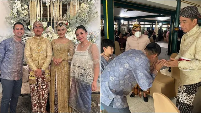 7 Potret Raffi Ahmad dan Nagita Slavina Kondangan ke Pernikahan Kaesang-Erina