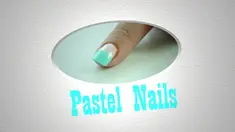 Simak tutorial nail art kuku pastel yang feminin.