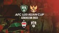 Piala Asia U-20 - Ilustrasi Nuansa Timnas Indonesia, Uzbek, Irak, Suriah (Bola.com/Adreanus Titus)