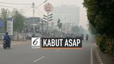 Kabut asap kembali menyelimuti Kota Pontianak, setelah 2 hari menghilang akibat hujan. Udara kembali pekat , jarak pandang semakin pendek, dan mengganggu aktivitas warga