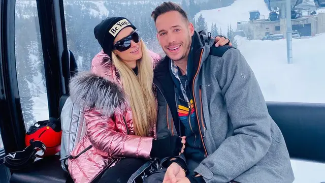 Paris Hilton dan Carter Reum. (Instagram/ parishilton)
