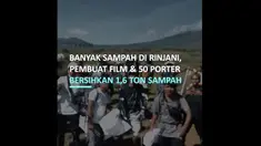 Menurut Green Rinjani, penyedia jasa pemandu pendakian Gunung Rinjani, pembersihan Gunung Rinjani rutin dilakukan setiap ada pendakian. Tapi Pembersihkan kali ini jadi salah satu yang terbesar sejak 2013.