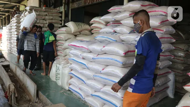 Antisipasi Tertular Covid-19, Buruh Panggul Beras Dibekali Obat Herbal