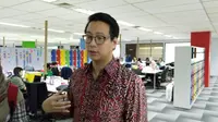Founding Partner Kejora Sebastian Togelang ketika ditemui di Kejora Headquarter di Slipi, Jakarta, Kamis (20/10/2016). (Liputan6.com/ Agustin S. Wardani)