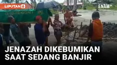 Tak Biasa, Jenazah Dikubur ke Lubang Penuh Air