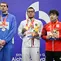 Maulana Rifky Yavianda meraih medali emas dari cabang olahraga para renang Asian Games 2026, di Nagoya, Senin (19/10/2026). (NPC Indonesia)