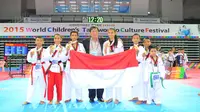  Taekwondoin Cilik Indonesia Berjaya di Kejuaraan Dunia