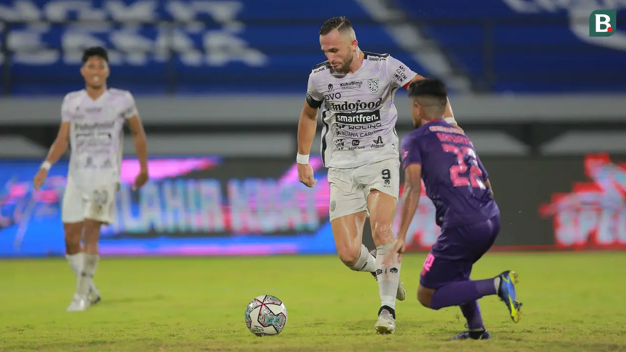 Foto: Ilija Spasojevic Raih Pencetak Gol Terbanyak di BRI Liga 1 2021 / 2022