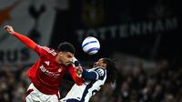 Pertandingan antara tuan rumah Spurs versus Nottingham Forest di ajang Liga Inggris 2024/2025. (Ben STANSALL / AFP)