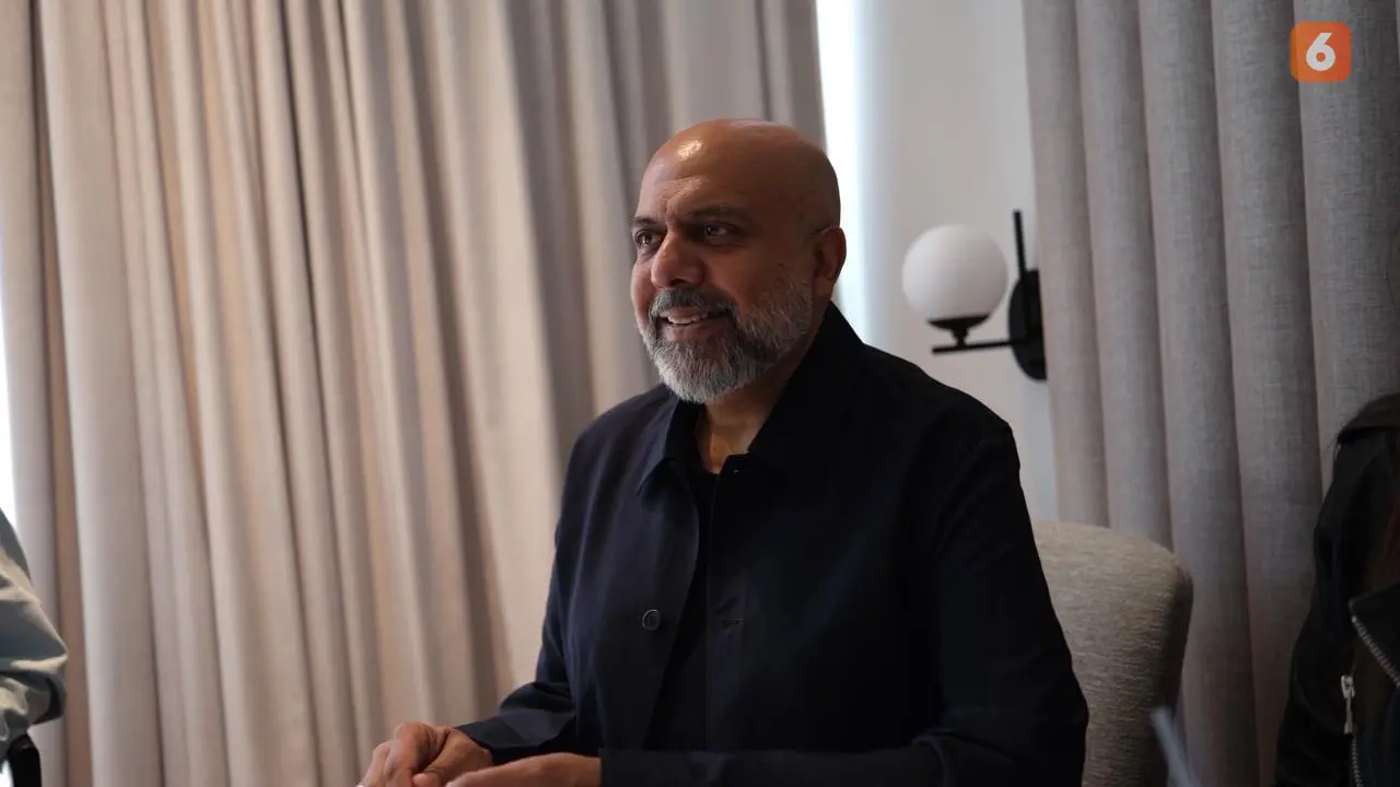 SVP Design & Innovation Imran Chaudhri pada Selasa (24/3/2026) dalam media briefing bersama awak media usai pembukaan HP Imagine 2026 mengatakan, HP IQ bukan sekadar produk baru, melainkan fondasi ekosistem AI masa. (Dok. Liputan6.com/Teddy Tri Setio)