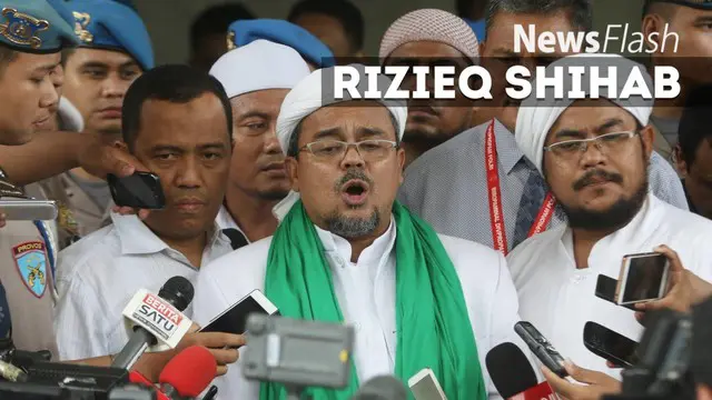 NEWS FLASH: Polda Jabar Selidiki Dugaan Rizieq Shihab Hina Pancasila