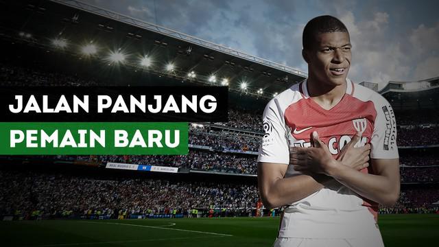Berita video mengenai proses transfer pemain baru sepak bola.