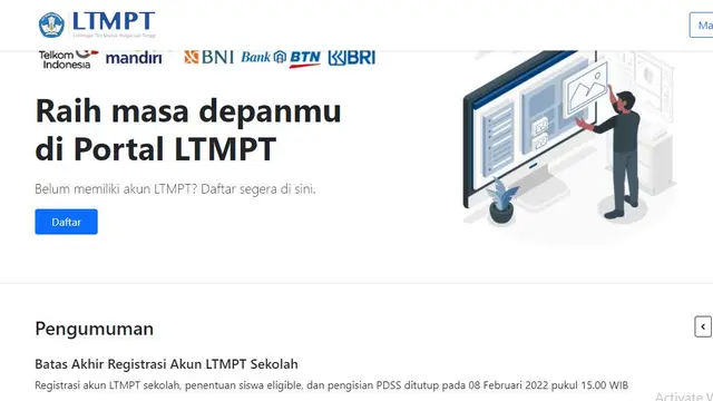 LTMPT (Foto: portal.ltmpt.ac.id)