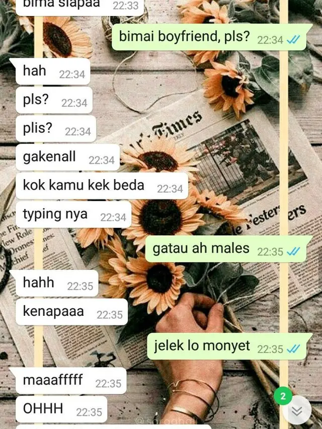 Chat Gombal Warganet