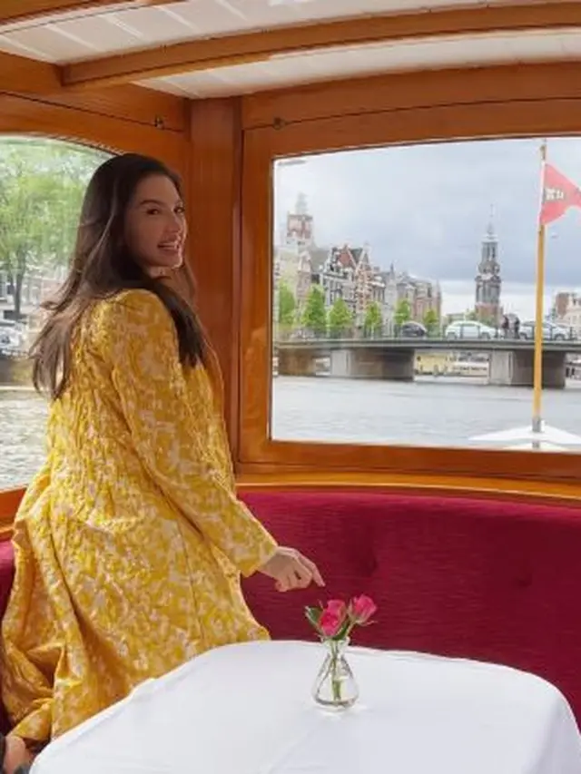 Raline Shah di Amsterdam, Belanda (Instagram/ralineshah)