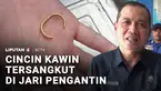 Masih dengan mengenakan baju manten, seorang pengantin pria harus dibawa kabur ke kantor Dinas Pemadam Kebakaran. Cincin kawin yang salah disematkan tersangkut di jarinya.
