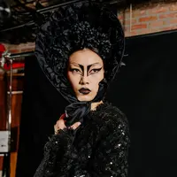 Model di show Rodarte NYFW. Foto: Vogue.