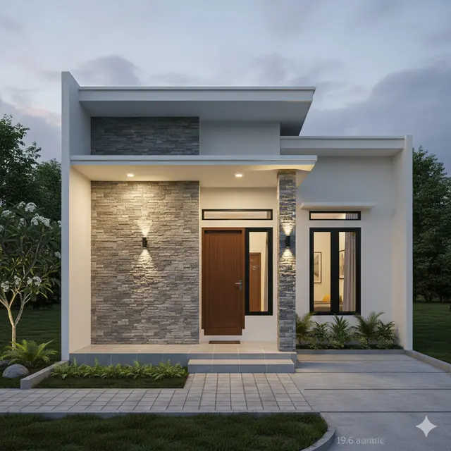 Model Rumah Sederhana Tapi Mewah dengan Anggaran Terbatas