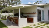 7 Desain Dapur Semi Outdoor Anti Tempias Hujan untuk Rumah Minimalis, Memasak Jadi Lebih Nyaman
