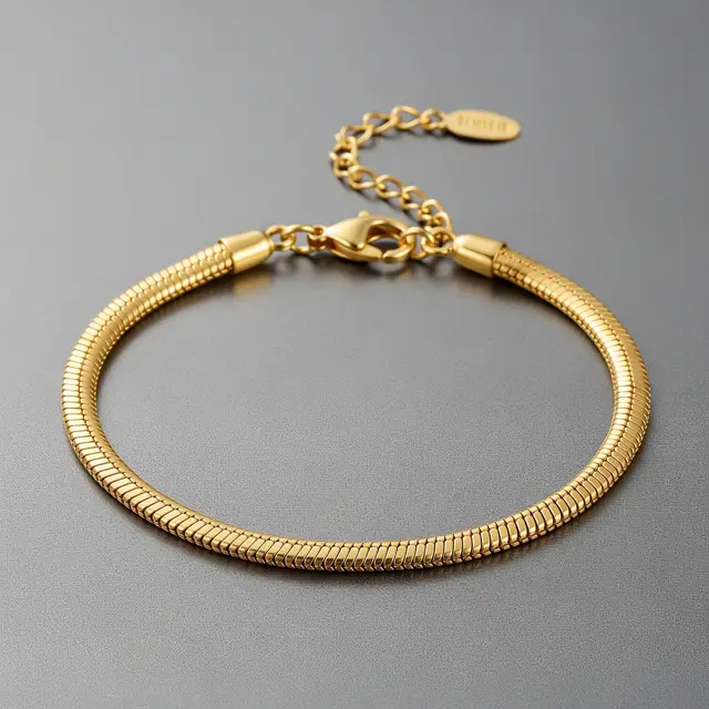 Gelang Lapis Emas Kuning Anti Karat Tren 2025