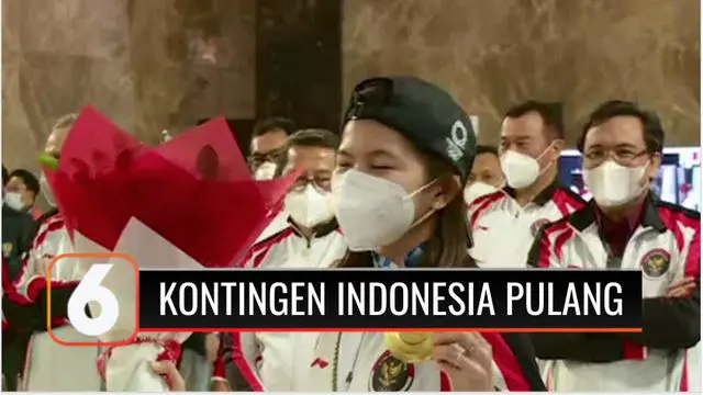Rombongan terakhir kontingen Indonesia yang berlaga di Olimpiade Tokyo, tiba di tanah air. Rombongan terdiri dari sembilan atlet, termasuk peraih medali emas pasangan ganda putri bulutangkis Greysia Polii dan Apriyani Rahayu.