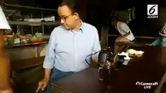 Media sosial ramai membicarakan rekaman Anies Baswedan di sebuah warung makan milik warga.