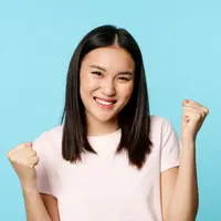 Ilustrasi wanita bahagia karena manifestasinya tercapai (Freepik/benzoix).
