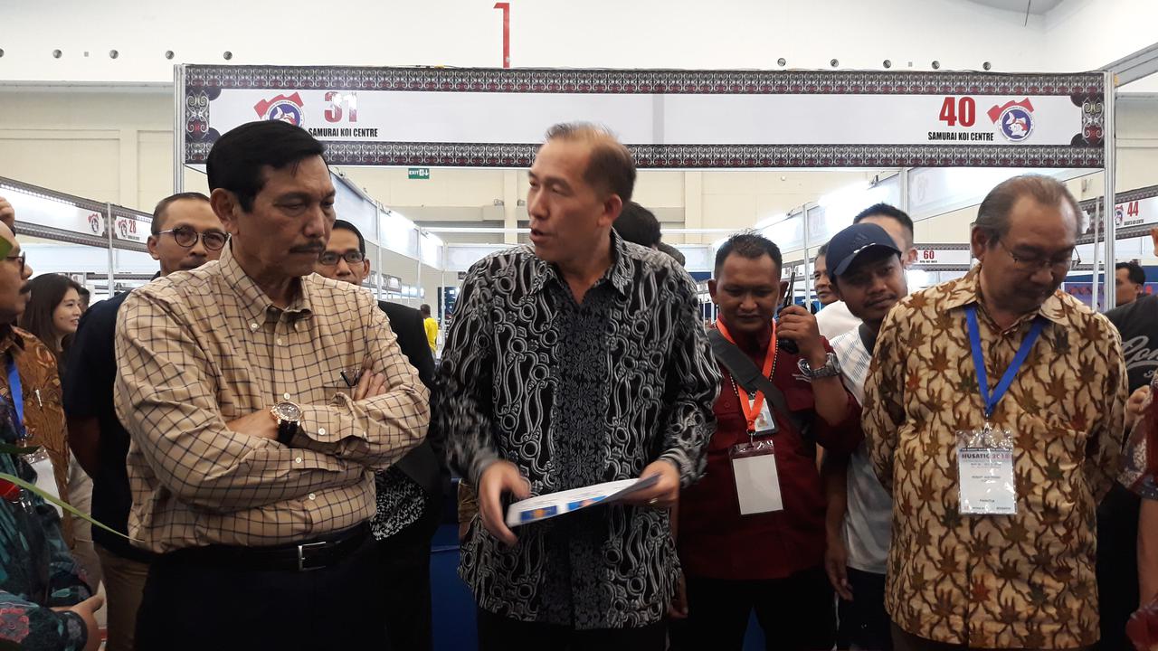 Menteri Luhut hadiri Nusantara Aquatic di BSD