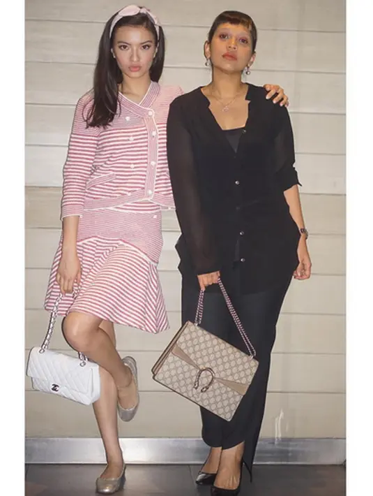 "Senang-senang aja, kalau bikin trend-trend kayak gitu, why not? Anak muda suka dan ini bukan sensasi. Ini hanya sesuatu yang kecil dan lucu apalagi sekarang sosial media bisa diakses," tukas Raline Shah. (Instagram/ralineshah)