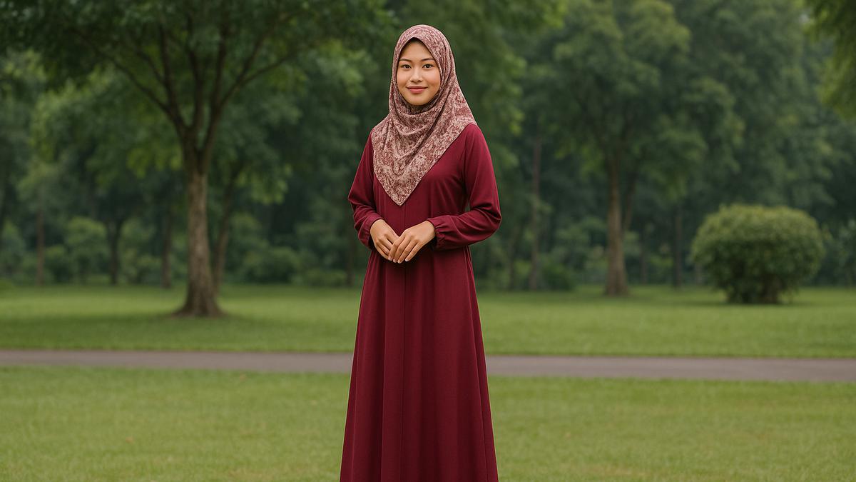 7 Rekomendasi Gamis Burgundy Terbaru, Kasual dan Stylish untuk Segala Usia