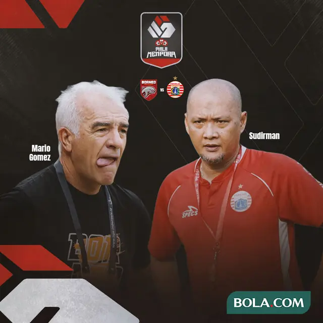 Piala Menpora - Borneo FC Vs Persija Jakarta - Head to Head Pelatih