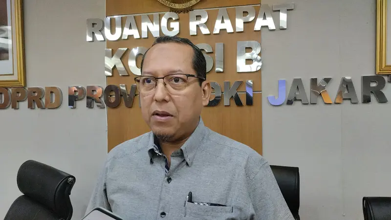 Ketua Komisi B Bidang Perekonomian DPRD DKI Jakarta Ismail (Liputan6.com/Winda Nelfira)