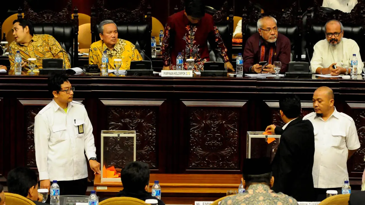 DPD Voting Calon Pimpinan MPR 